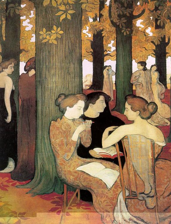 Maurice Denis The Muses in the Sacred Wood china oil painting image